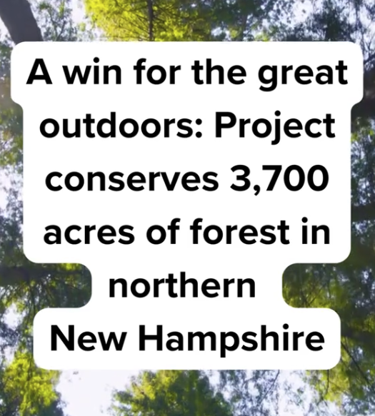 VIDEO:The Society for the Protection of New Hampshire Forests Get a Huge Win VIDEO:The Society for the Protection of New Hampshire Forests Get a Huge Win