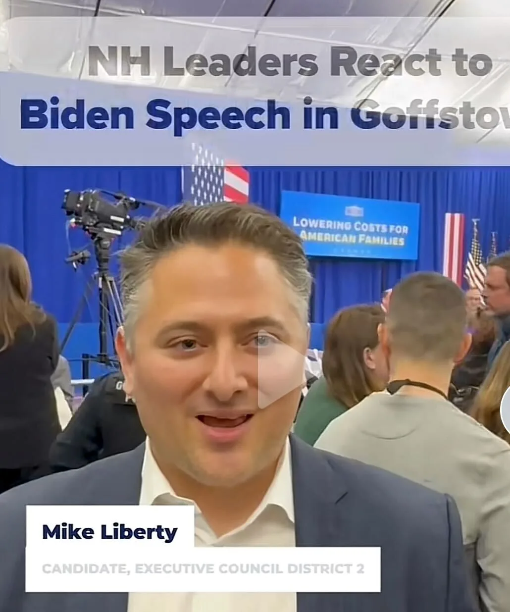 VIDEONH Leaders React to Biden Speech in Goffstown