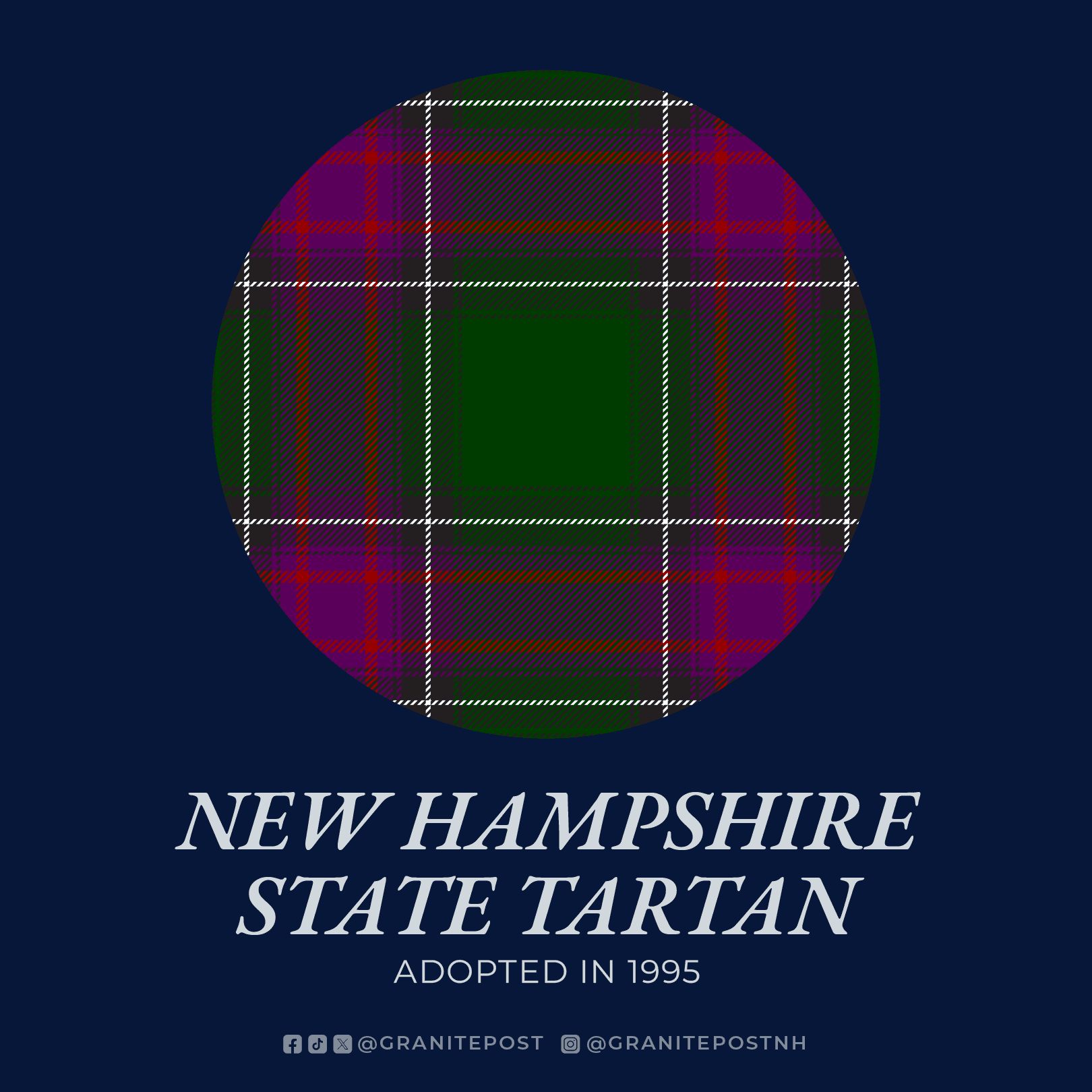 New Hampshire’s tartan stitches together the state’s culture