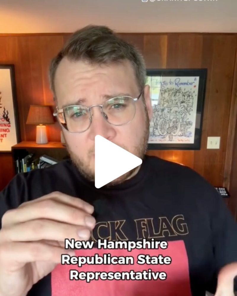 New Hampshire State Representative says blacks and dark skinned people should carry ID's to prove citizenship at all times