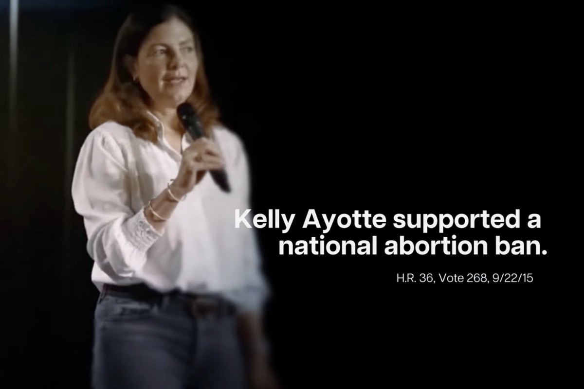 Kelly Ayotte’s anti-abortion votes the subject of a new $500,000 ad campaign Kelly Ayotte’s anti-abortion votes the subject of a new $500,000 ad campaign