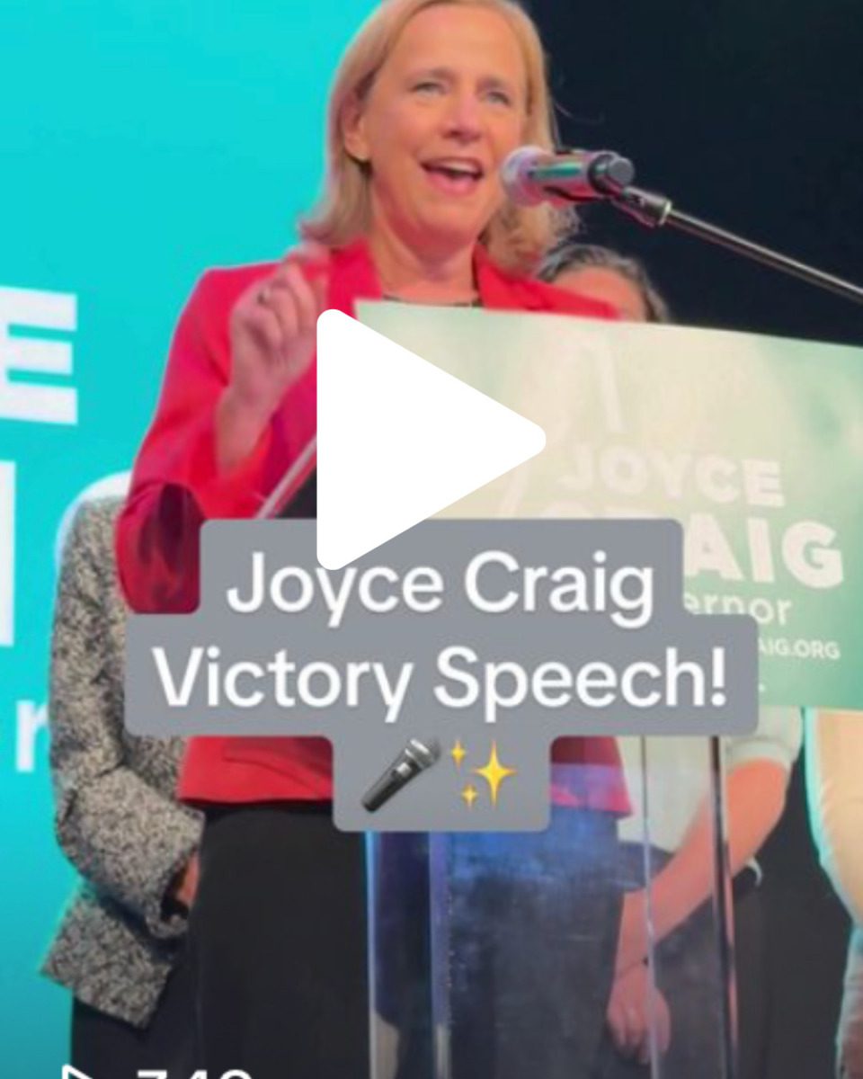 VIDEO: Joyce Craig’s victory speech 🎤✨