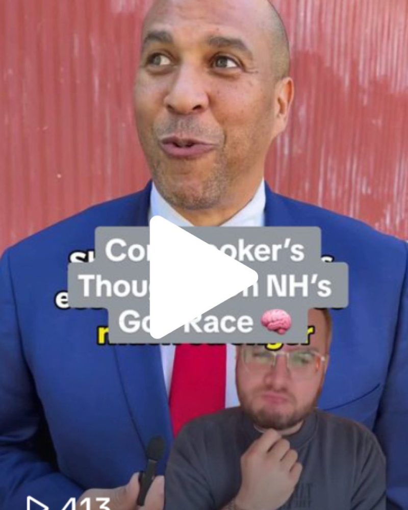 Cory Booker in NH talks about the Governor's Race