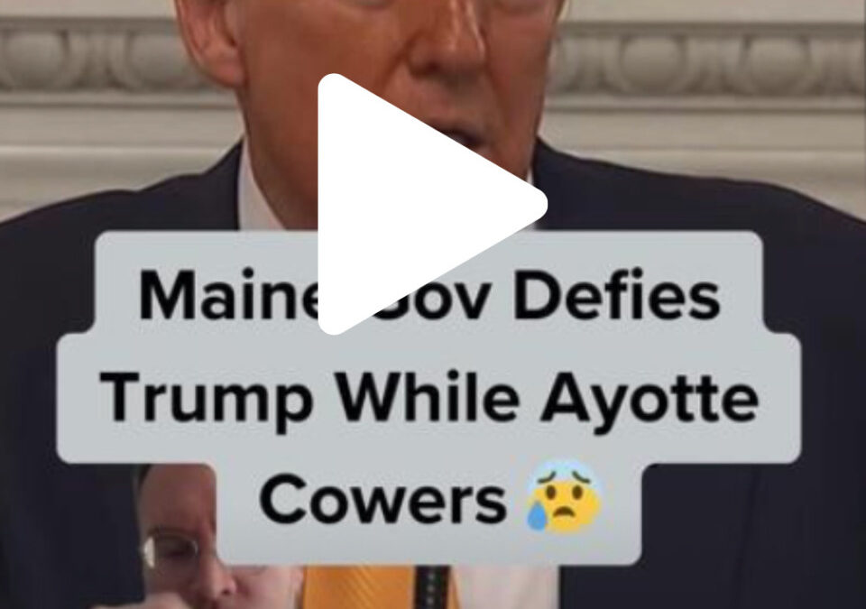 VIDEO: Maine Governor Defies Trump While Ayotte Does Nothing
