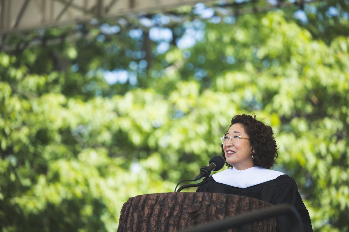 Sandra Oh gives Dartmouth grads the ultimate life tip Sandra Oh gives Dartmouth grads the ultimate life tip