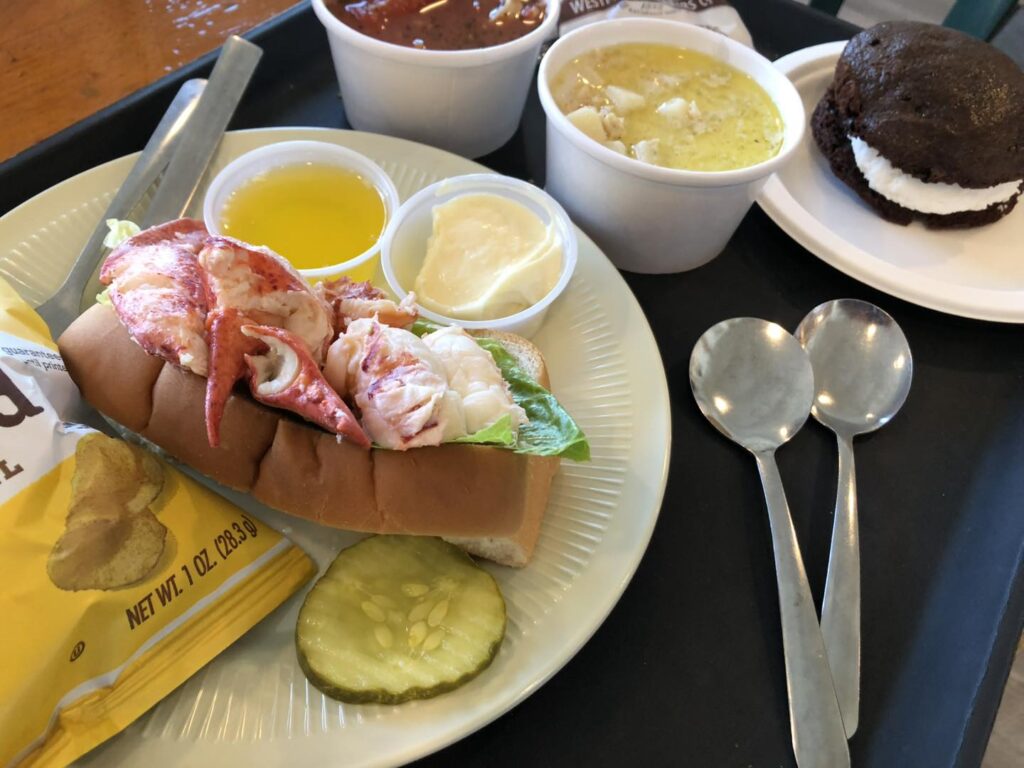 a lobster roll