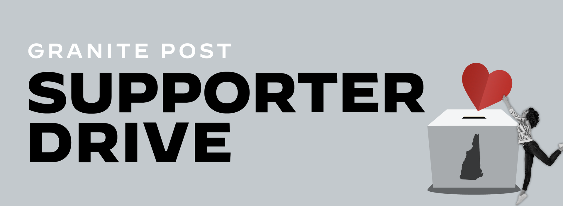 Granite Post Supporter Drive Banner