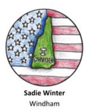 Six students win New Hampshire’s 2025 'I voted' sticker contest. See the winning designs