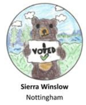 Six students win New Hampshire’s 2025 'I voted' sticker contest. See the winning designs