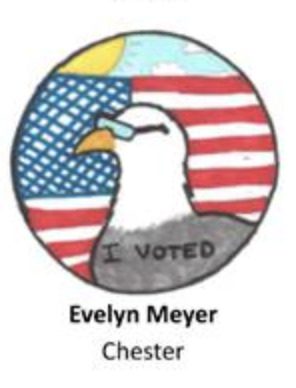 Six students win New Hampshire’s 2025 'I voted' sticker contest. See the winning designs