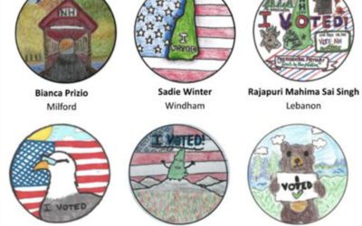 Six students win New Hampshire’s 2025 ‘I voted’ sticker contest. See the winning designs