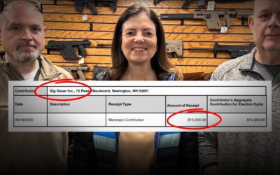 Gov. Ayotte takes in maxed out donation from NH gunmaker after granting immunity