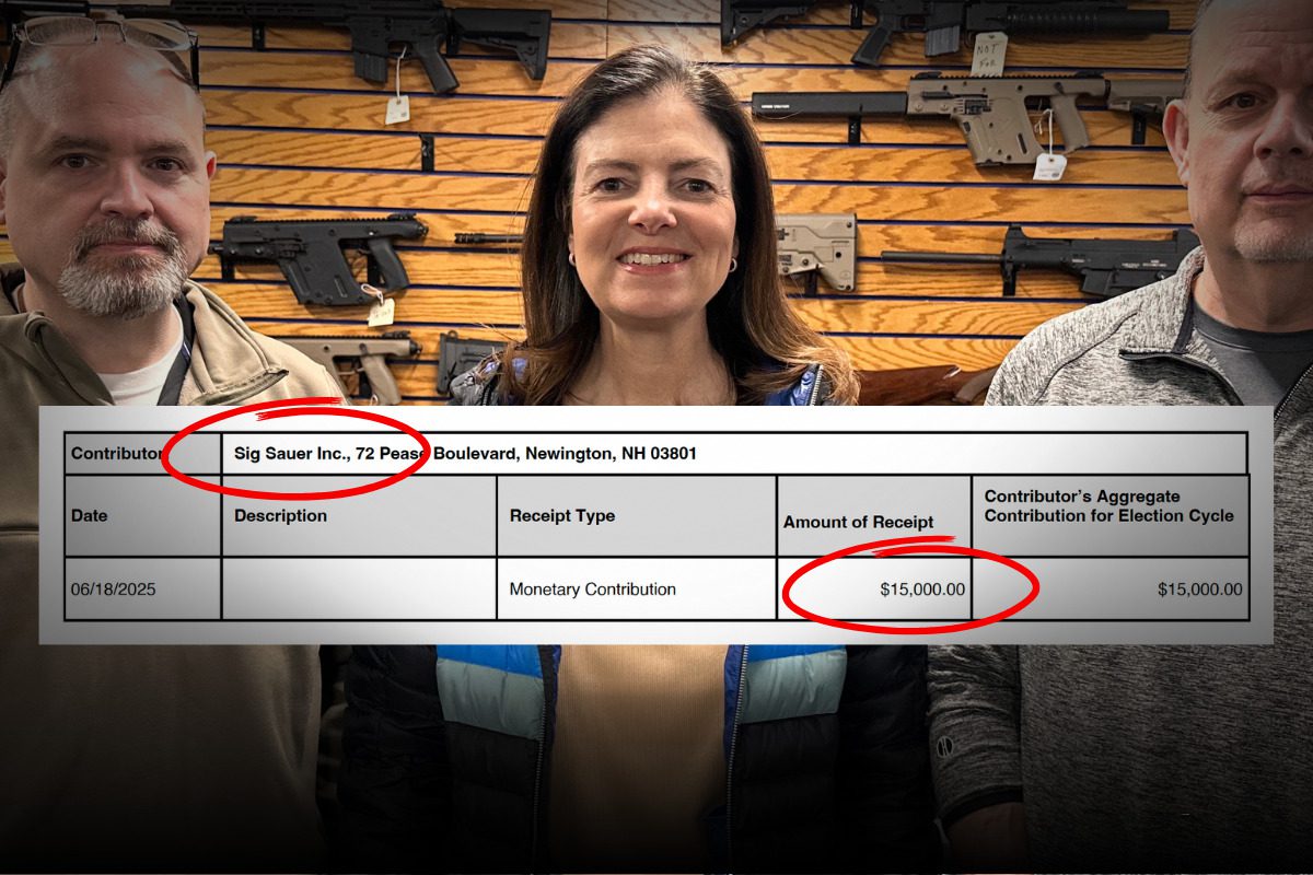 Gov. Ayotte takes in maxed out donation from NH gunmaker after granting immunity Gov. Ayotte takes in maxed out donation from NH gunmaker after granting immunity