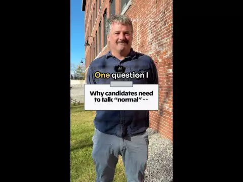 WATCH: Why candidates need to talk ‘normal’