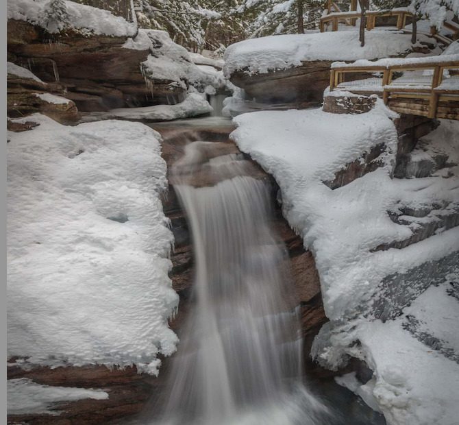Where to see New Hampshire’s frozen waterfalls this winter