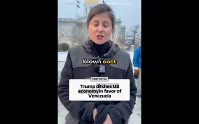 WATCH: Trump ditches US economy in favor of Venezuela